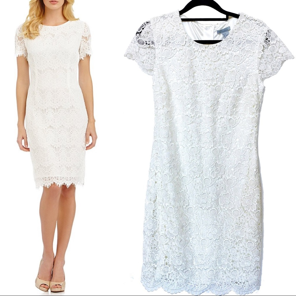 Ivory lace dress